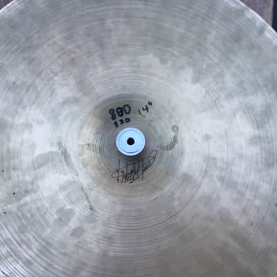 Zildjian Istanbul new stamp 60s 70s - Bronze with Tama stand image 7