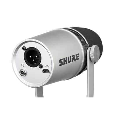 Focusrite Scarlett Solo Audio Recording Interface MV7 Silver Microphone Speakers image 9