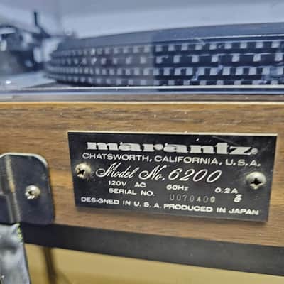Marantz 6200 Turntable Record Player Vintage (Read Description) image 16