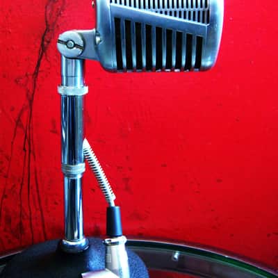 Vintage 1950's Astatic 77L dynamic cardioid microphone with F-11 adapter / cable Multi Z image 7