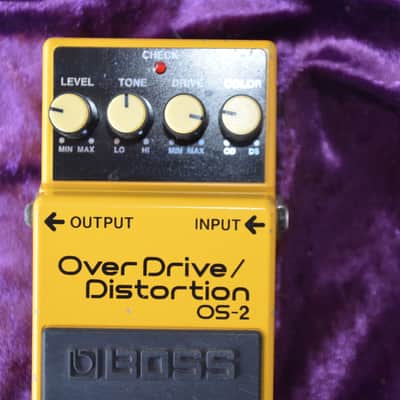 BOSS OS-2 OverDrive/Distortion silver label * very versatile for vintage/classic/modern guitar sounds*perfect for Rock/Punk/Garage/Grunge/Beat...you find your tone with this yellow thing image 3