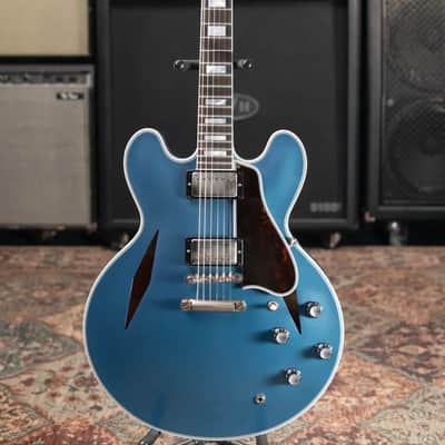 Gibson Custom Shop 1959 ES-355 Diamond Semi-Hollow VOS Electric Guitar - Pelham Blue with Hardshell Case image 3