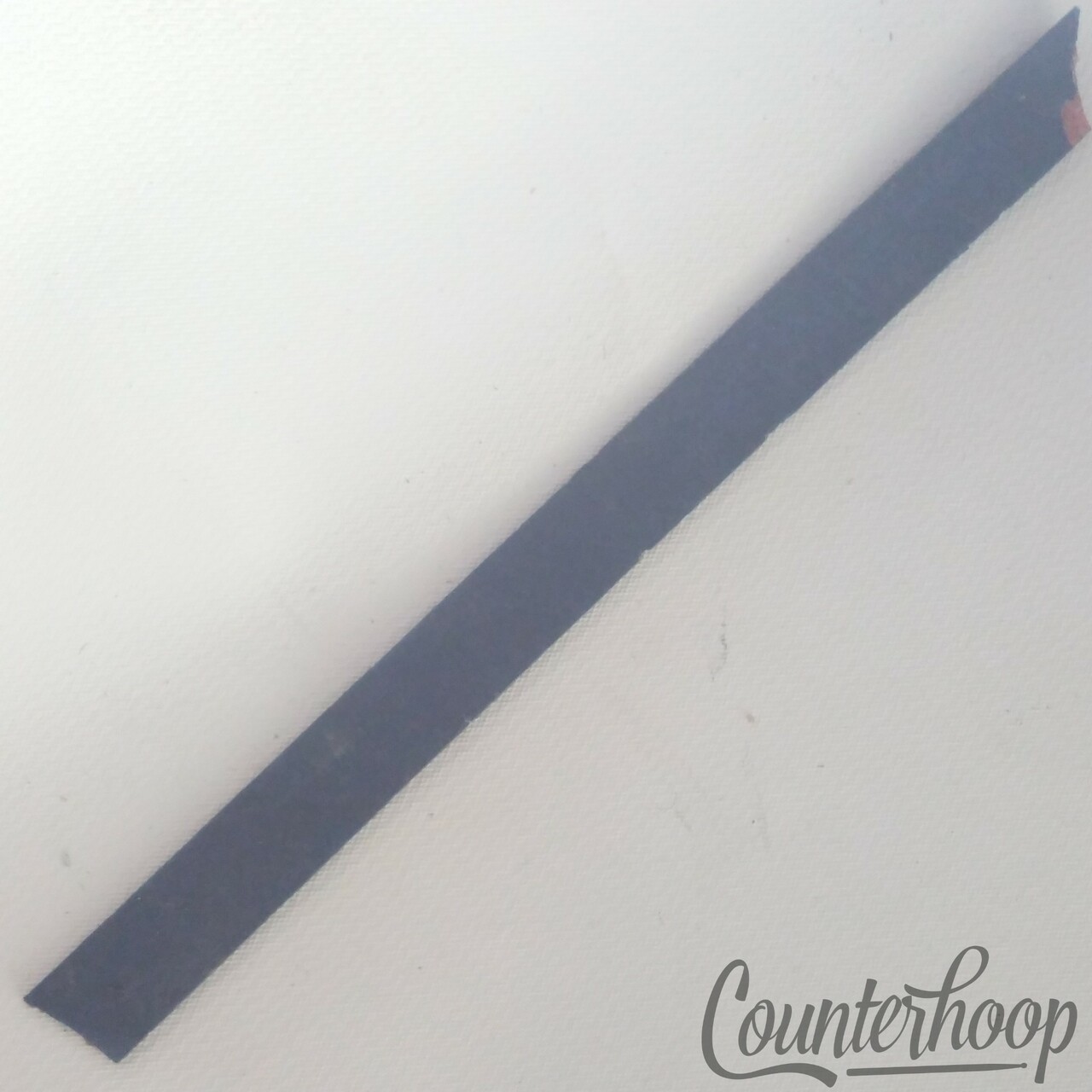 Slingerland Red/Dark Blue Glass Glitter Bass Drum Hoop/Rim Inlay Wrap 15/32x6.25 — main photograph