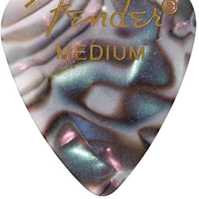Fender 351 Premium Celluloid Guitar Picks - MEDIUM, ABALONE - 144-Pack (1 GROSS) image 2