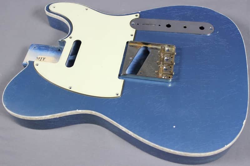 MJT Official Custom Order Vintage Aged Nitro Single Bound Guitar Body Mark Jenny VTT image 1