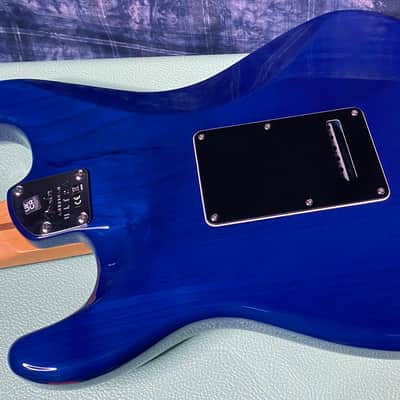MINTY ! 2021 Fender Limited American Ultra Strat HSS - Denim Burst - GC Limited Edition - 8lbs - Lollar Upgraded P90 Pick-Ups image 9