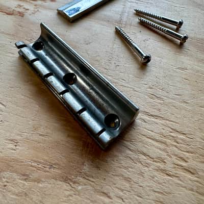 1948 Gibson Lap Steel Guitar Bridge + Nut - Vintage Electric Guitar 40’s 50’s image 13