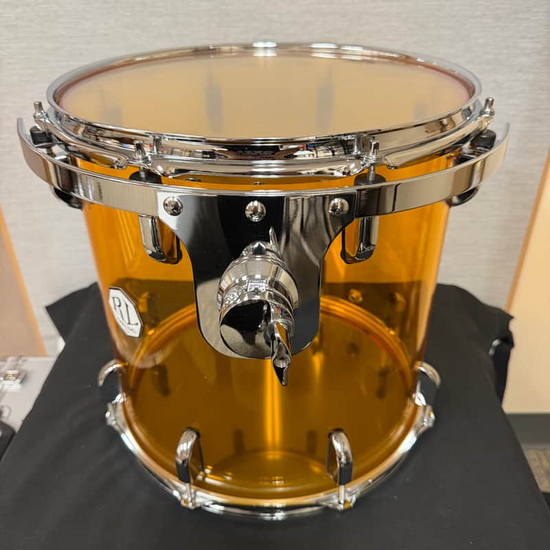 Amber Seamless Acrylic 14"x14" - Rack Tom Drum - JB-A14-14RT image 1