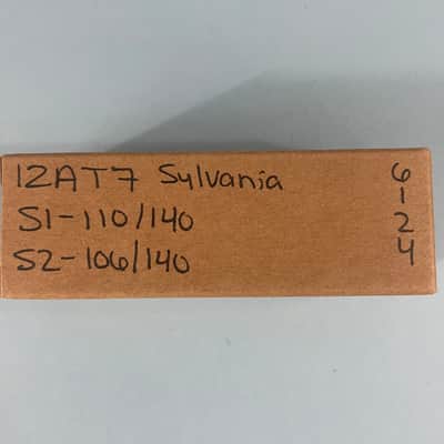 1954 Sylvania 12AT7 ECC81 Vintage JHS Preamp Tube! T57 image 5