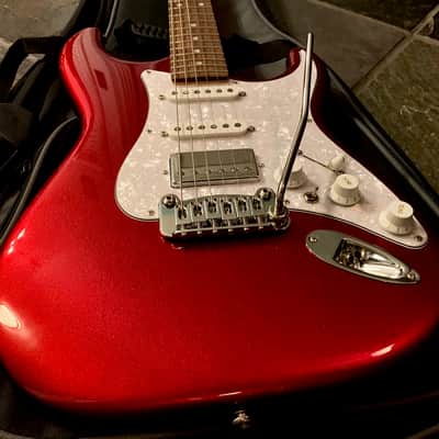 G&L USA Legacy HSS Candy Apple Red Metallic Finish Electric Guitar & Deluxe Gigbag & COA image 4