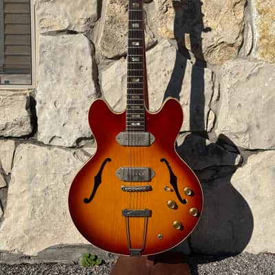1966 Gibson ES-330TD Cherry Sunburst image 2