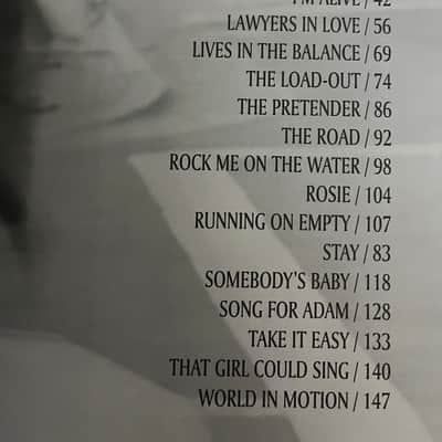 Jackson Browne - Guitar Anthology - Guitar Tab / Tablature Book image 3