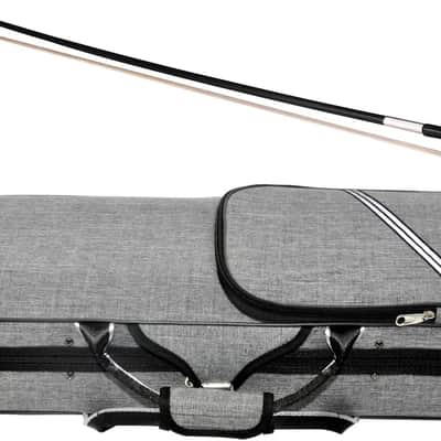 Aileen PREMIUM BEGINNER Series Violin Outfit - 4/4 Full Size Solid Wood Ebony Fitted image 2