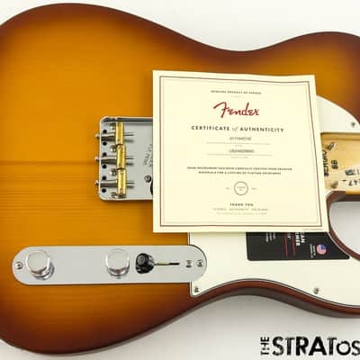 American Performer Fender Timber Telecaster Tele LOADED BODY Spruce Honey Burst image 2