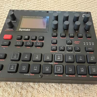 Elektron Syntakt 12 Track Drum Computer & Synthesizer 2022- Present - Black image 2