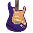 Fender American Ultra Stratocaster Plum Metallic w/Ebony Fingerboard & Anodized Gold Pickguard (CME Exclusive) (Serial #US23002041)