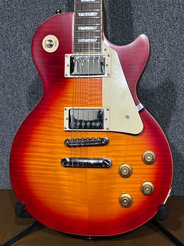 Epiphone "Inspired by Gibson Custom" '59 Les Paul Standard 2022 - 2025 - Washed Cherry Sunburst image 1