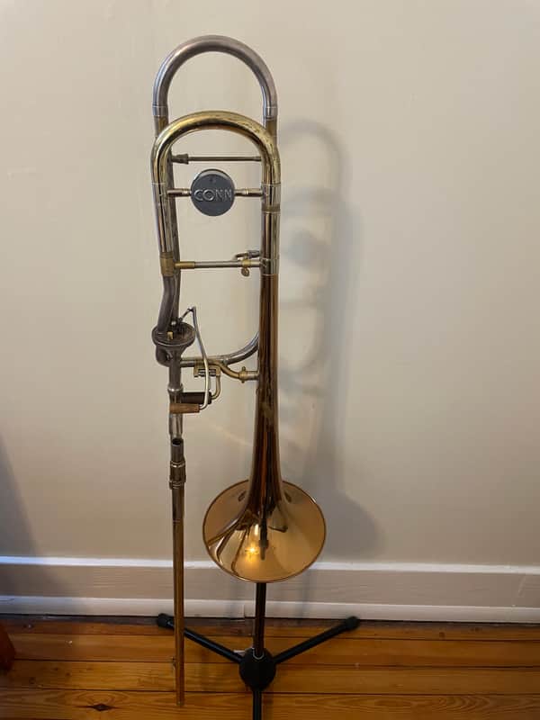 Conn 8H 1960s Worn Lacquer, Silver Plated Valve Wrap image 1