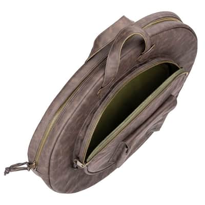 Meinl Vintage Hyde Cymbal Bag 22" Dark Brown image 3