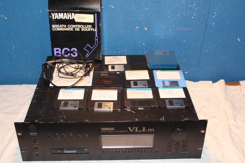 Yamaha VL1-m Virtual Acoustic Tone Generator with BC3 Breath Controller + Disks image 1
