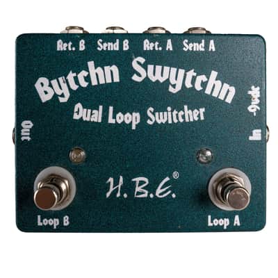 Homebrew Bytchn Swytchn Dual Effects Loop Switcher Pedal w/ Box image 1