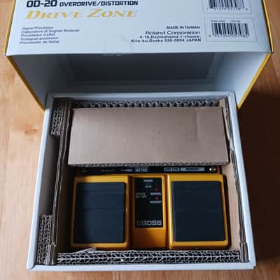 Boss OD-20 OVERDRIVE/DISTORTION - Drive Zone - Twin Pedal 2003 - Yellow image 7