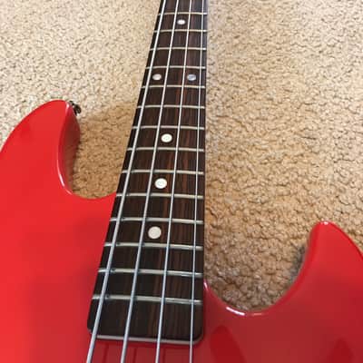 G&L L-1000 Bass 2015 Fullerton Red w/ Alnico MDF image 3