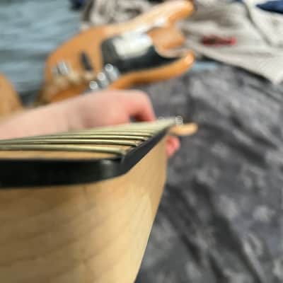 PLEASE READ!!! Fender Squier 70’s Vintage Modified Jazz Bass neck Maple - satin urethane image 11