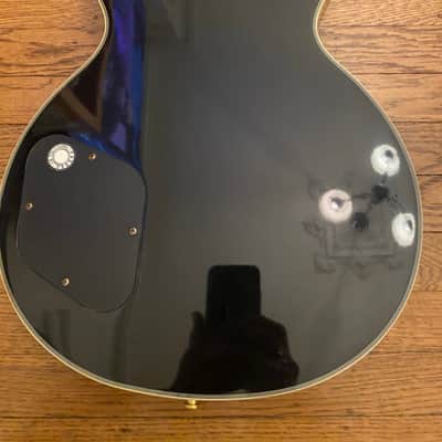 Thick Sounding Epiphone Gibson Les Paul Custom Black Beauty 2000 image 5