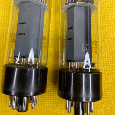 Mullard XF2 EL34 6CA7 Double O Getter - PAIR image 9