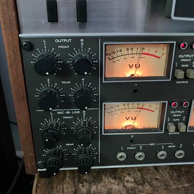 PLEASE READ AD!!! TEAC A-2340SR 1/4" 4-Track 4 channel Quad Auto Reverse Reel to Reel Tape Recorder 1970s - Silver #2 image 6