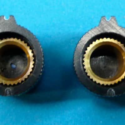 Guitar Effects Pedal Set of 4 Blue Control Knobs Fits Boss DD-3 DD-5 DD-6 DD-7 Delay image 3