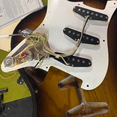 Fender 50th Anniversary 1954 Stratocaster Masterbuilt Chris Fleming 2005 - Sunburst image 14