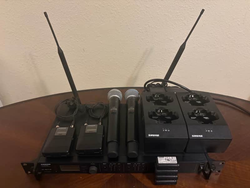 SHURE ULXD H50 BAND DUAL WIRELESS MIC PACKAGE image 1