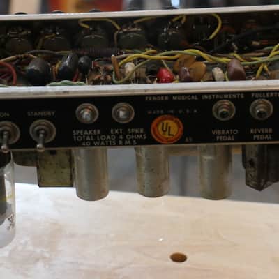 Fender Silverface Vibrolux Reverb Chassis/Head 1972 image 13