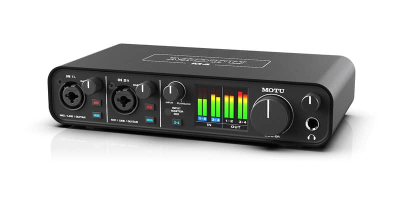 (Mint) MOTU M4-MOTU 4x4 USB-C Bus-Powered Audio Interface image 1