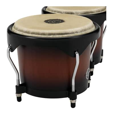 Latin Percussion City Series LP601NYVSB Satin Finish Bongos (Vintage Sunburst) image 2