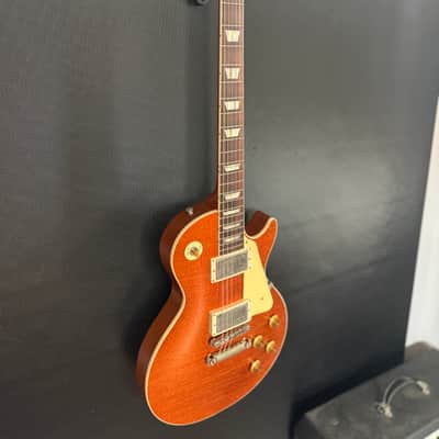 Gibson Mint 2025 Gibson Custom Shop Limited Edition Murphy Lab '57 Les Paul - Orange Sparkle image 10