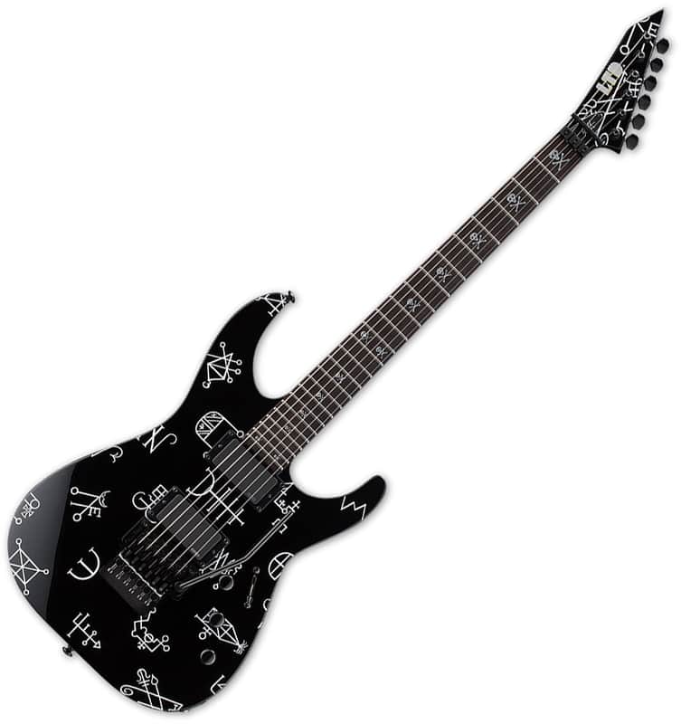 ESP LTD KH-DEMONOLOGY Kirk Hammett Signature Guitar With Tombstone Case B-Stock image 1