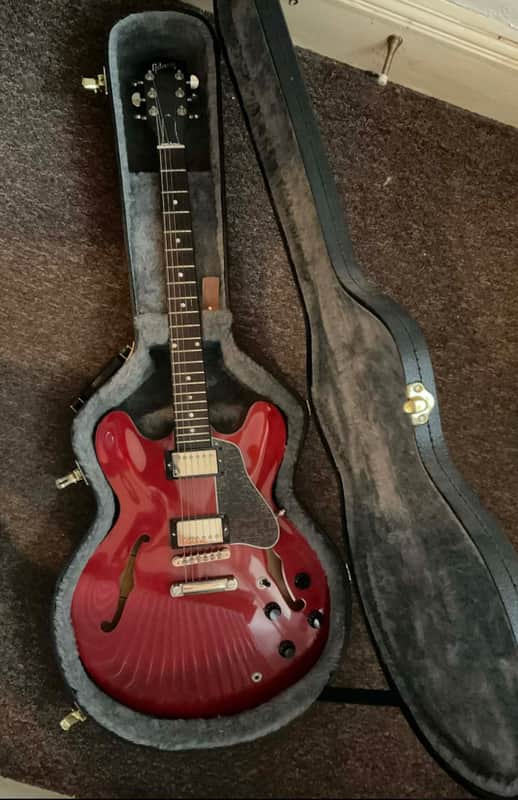 2018 Gibson Memphis ES-335 Dot - Wine Red (Burstbuckers, OHSC & COA)