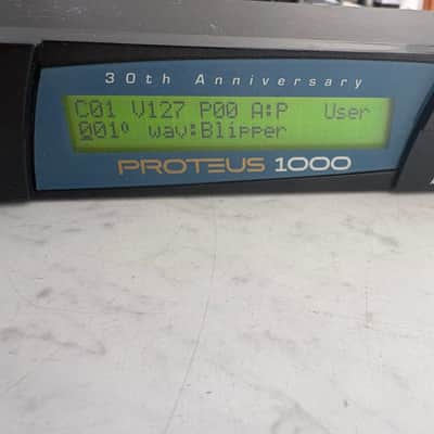 E-MU Systems Proteus 1000 '30th Anniversary' Rackmount 64-Voice Synthesizer 2002 - Black image 5