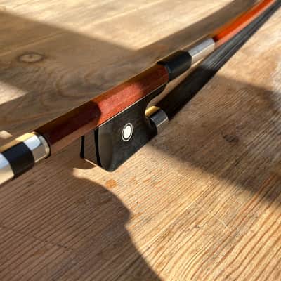 Double Bass French Bow - H Cirillo - Pernambuco- Just Had Full Recommission image 11