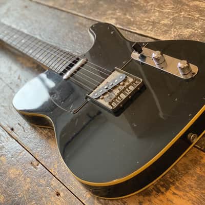 Vintage 1986 Fender Telecaster 1962 Custom Reissue Piano Black FujiGen Built image 1