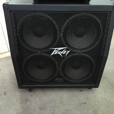 Peavey 412MS Stereo Guitar 4x12 Cabinet (Sheffield Equipped) Black image 1