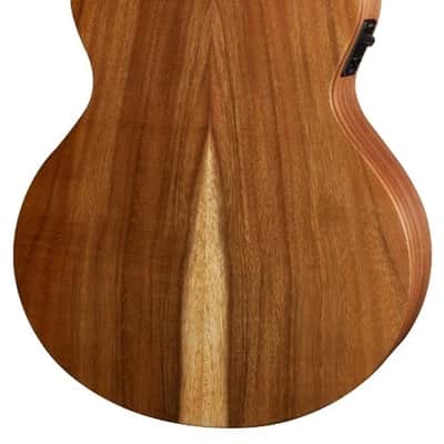 Faith Nomad Mini-Neptune Electro - Trembesi All Solid Travel Electro Acoustic Guitar & Gigbag image 2