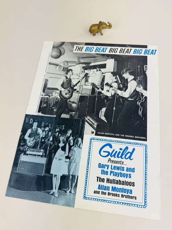Guild “Big Beat” Foldout Brochure – Circa 1965 image 1