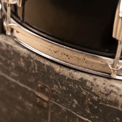 1970s Rogers 16x18 Jet Black Pearl Floor Tom image 7