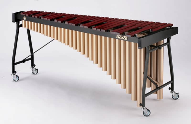 SAITO MS-55 P,  Concert Marimba  52bars  4.3-Octave   A2~C7 image 1