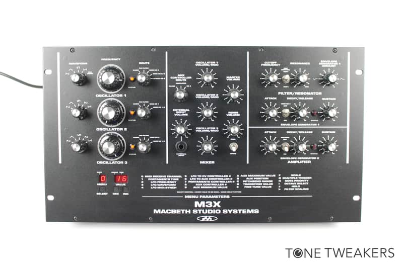 Immagine Macbeth Studio Systems M3x Synthesizer midi rack minimoog + VINTAGE SYNTH DEALER - 1