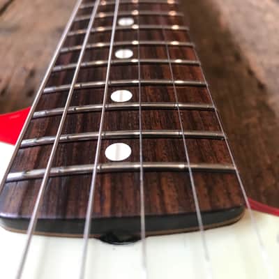 2008 Fender SE Stratocaster '1962' reissue Mark Knopfler signature model in Red finish with case image 10